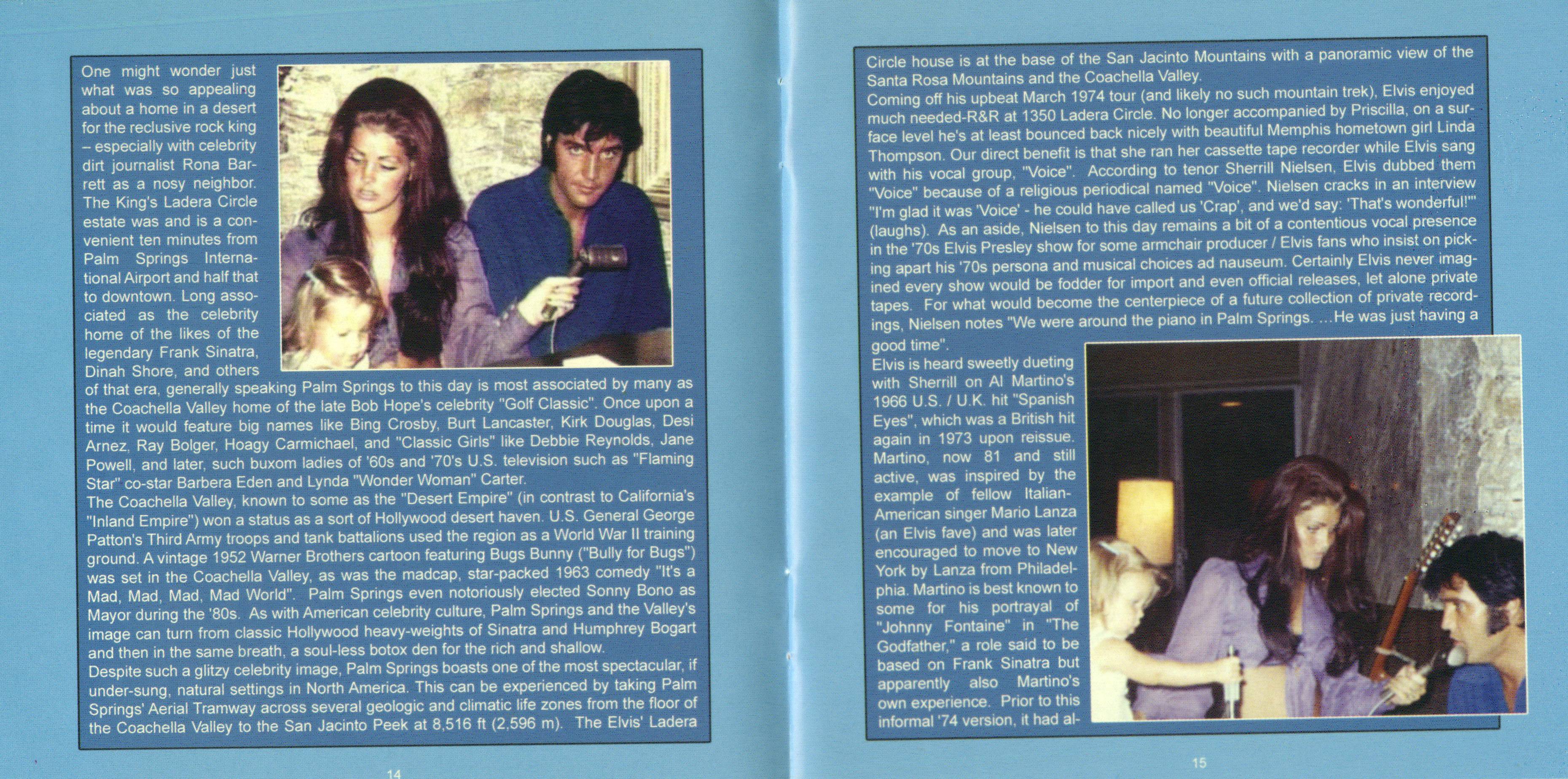 Elvis Presley Let Me Be The One Behind Closed Doors : Booklet 7